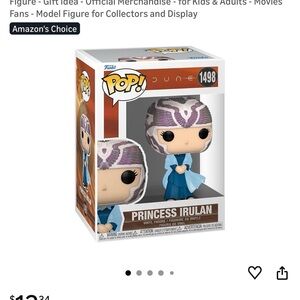 Funko POP! Princess Irulan #1498 Vinyl Figure - Blue & Purple